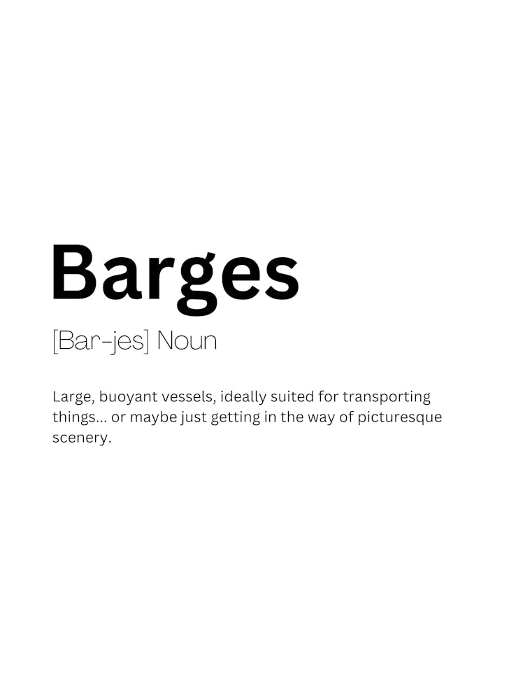 Barges Definition Meaning
