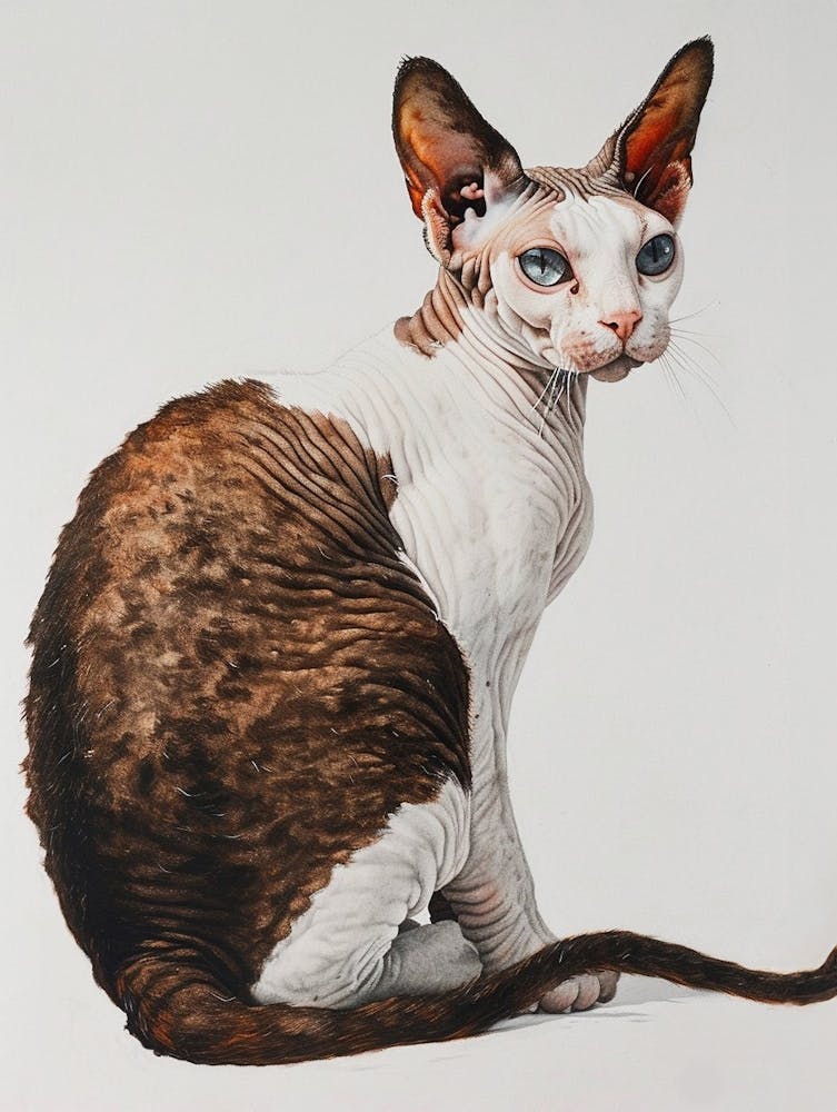 Devon Rex Painting 2