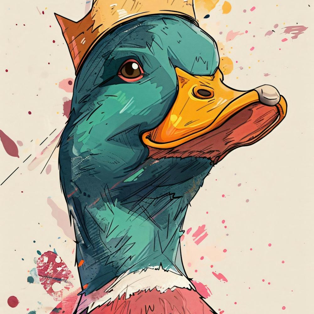 King Duck In A Crown