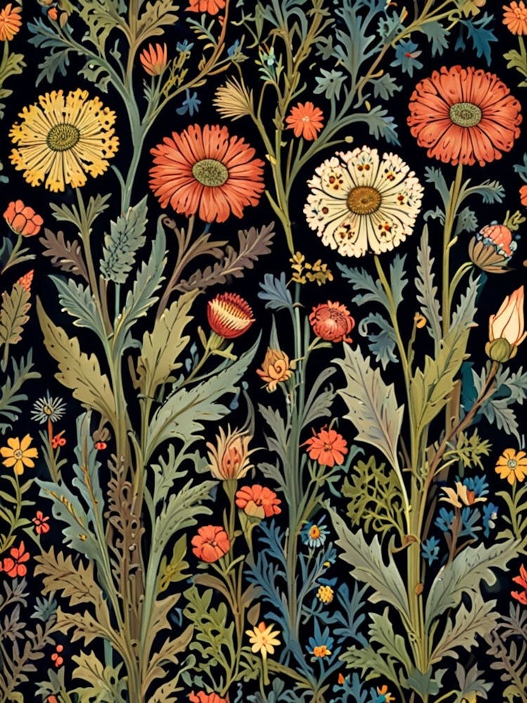 William Morris Floral Wallpaper 17