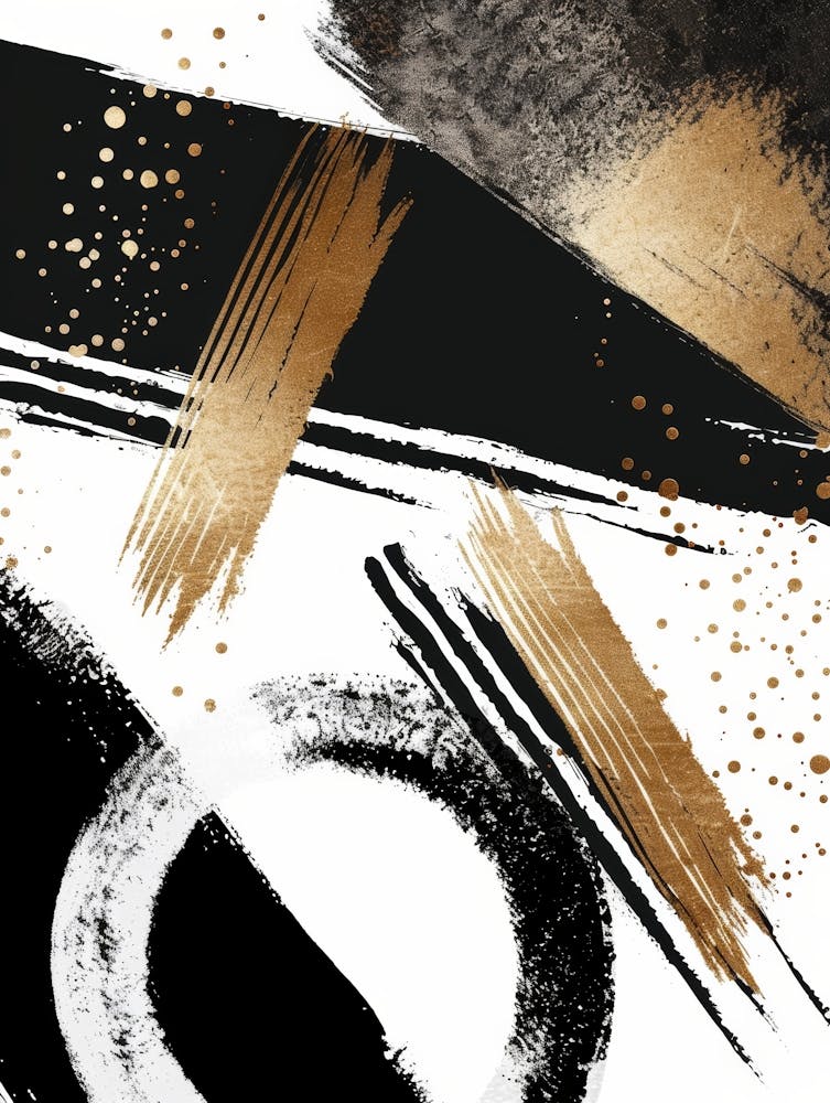 Abstract Brushstrokes Canvas Print 6