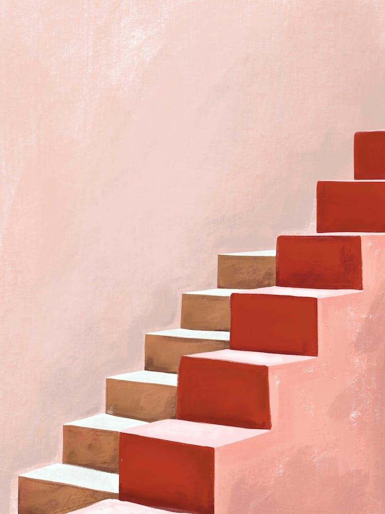 Stairs And Stories Terracotta