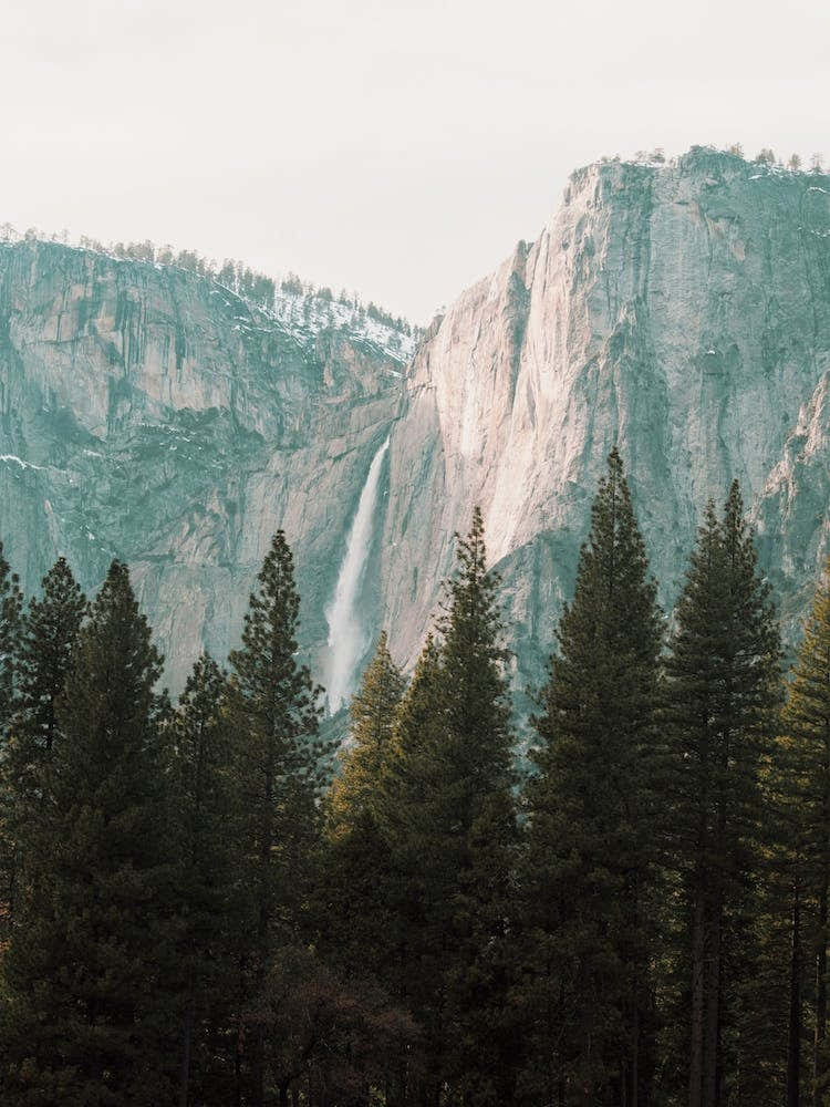 Waterfall In Yosemite