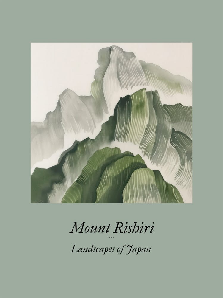 Landscapes Of Japan Mount Rishiri 106