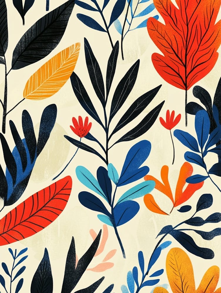 Abstract Floral Pattern 1