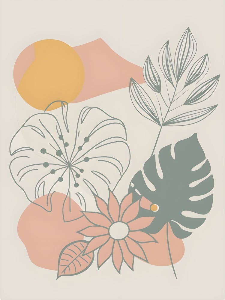 Tropical Plants And Flowers