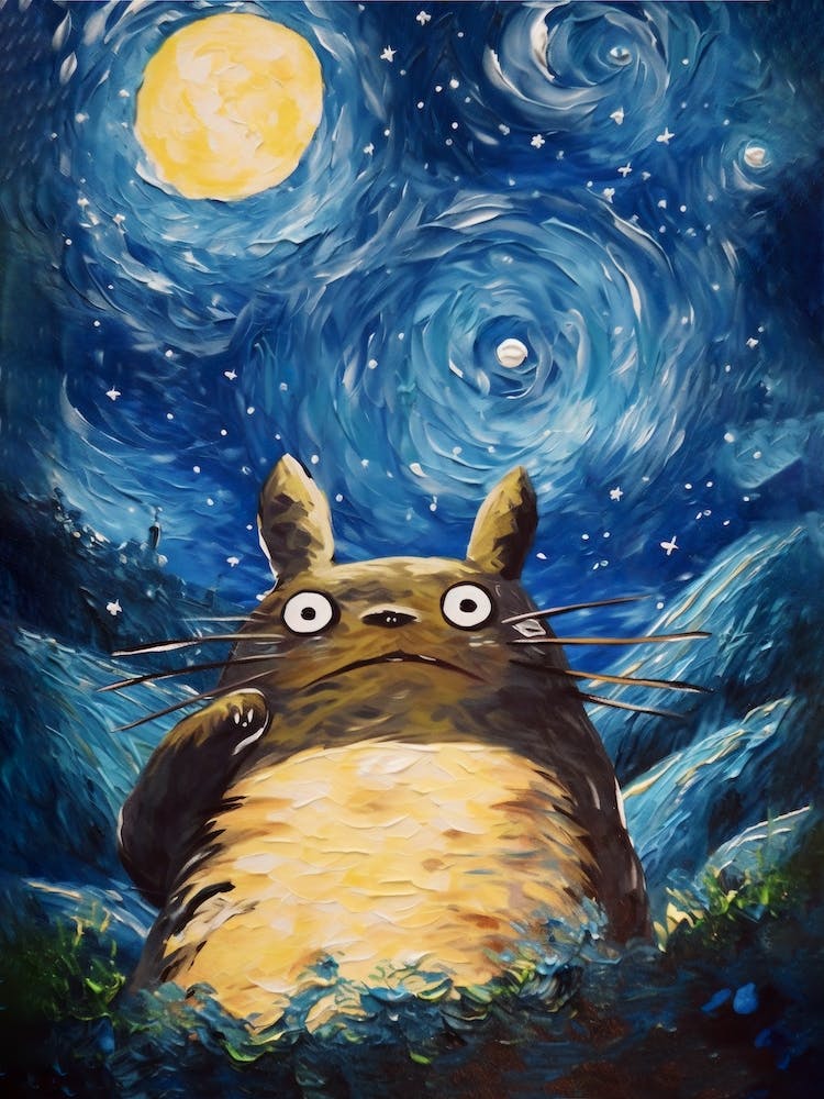 Starry Night Totoro