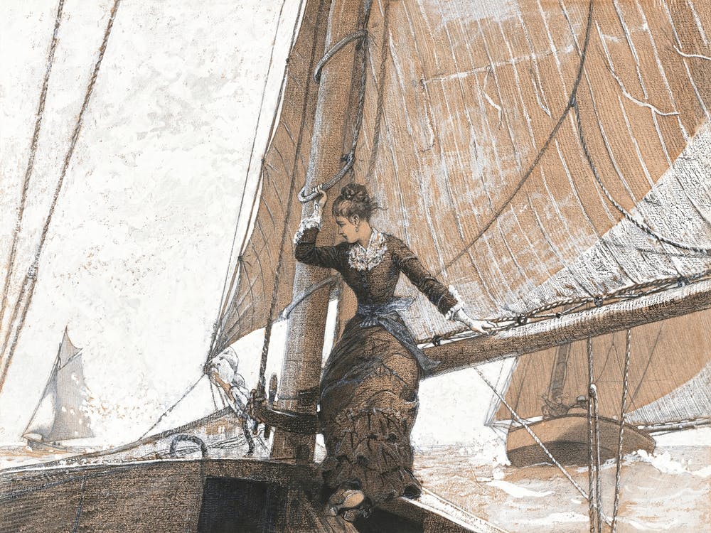Yachting Girl (1880), Winslow Homer