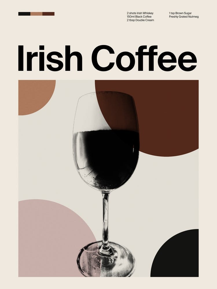 Mid Century Irish Coffee Coffee