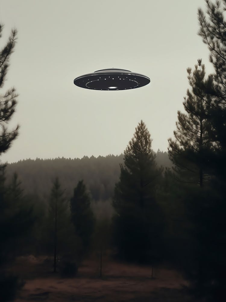 The Truth is Out There / The X-Files photo of UFO — sci-fi poster, movie art, I want to believe poster, space print