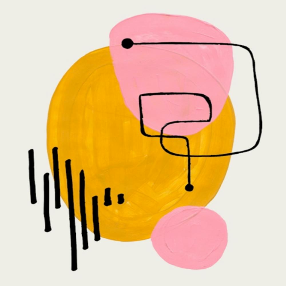 Abstract Champagne Party