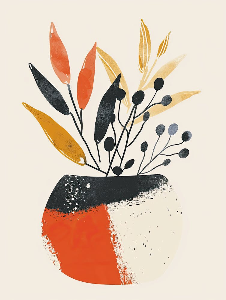 Orbiting Dreams Beneath Radiant Skies Mid Century Style