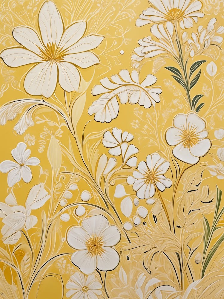 Yellow Floral Dreams