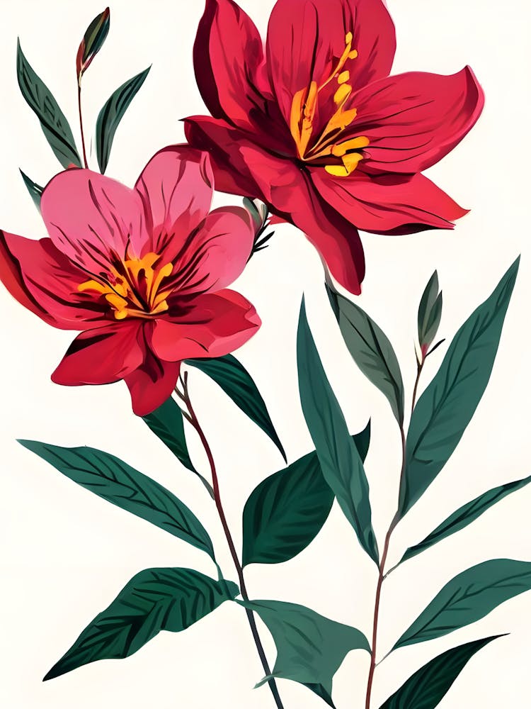 Red Lilies