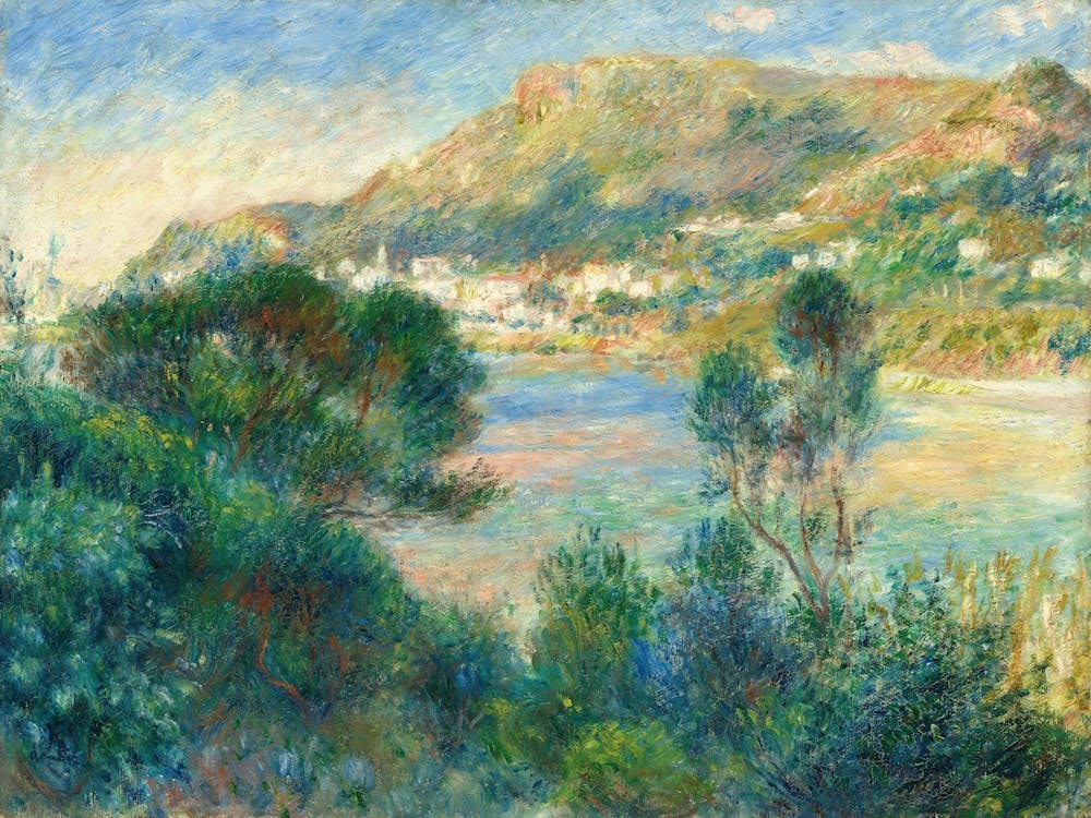 View Of Monte Carlo From Cap Martin, Pierre Auguste Renoir