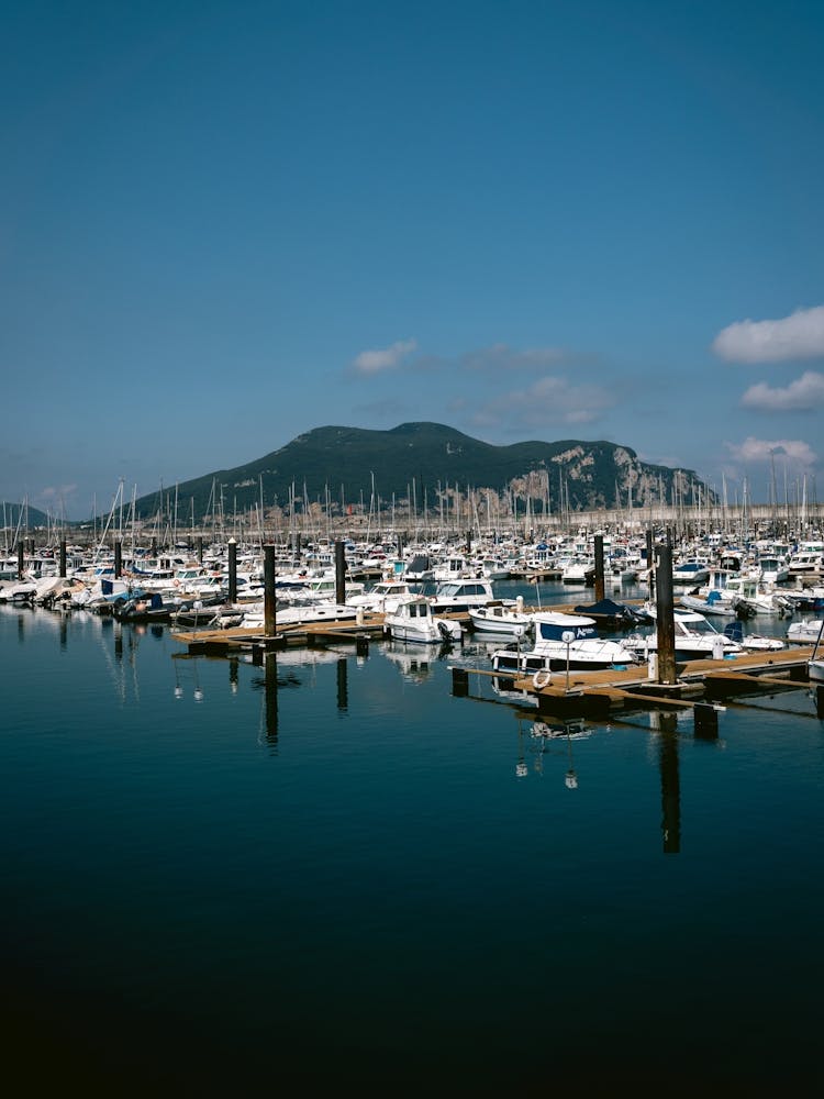 Marina blue, Laredo, Spain