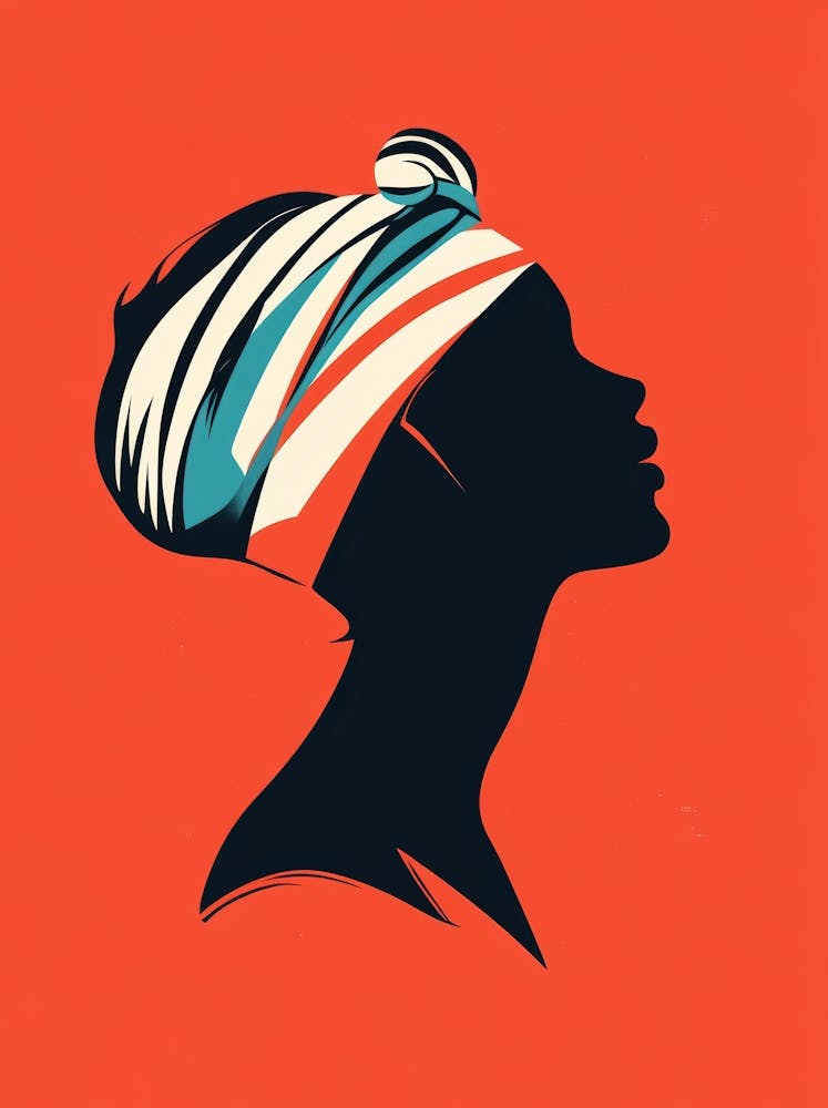 Silhouette Of African Woman 27