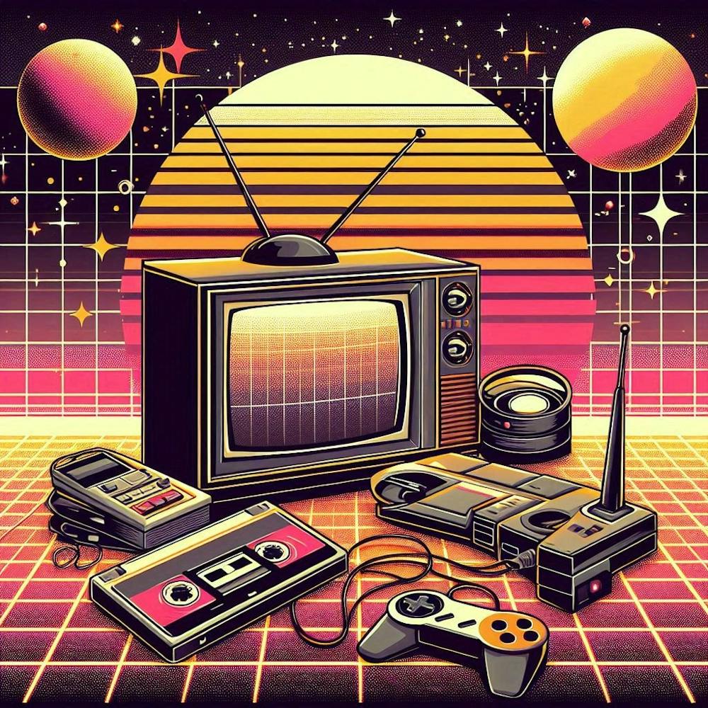 80s Retro Art