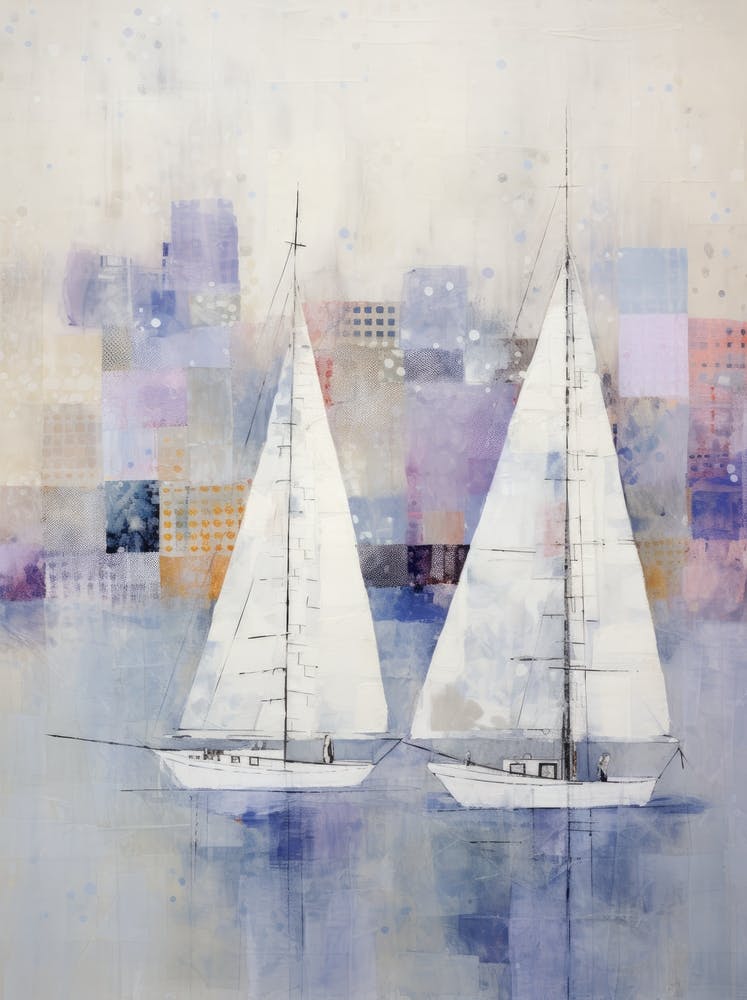 Sailboats In The Harbor 2
