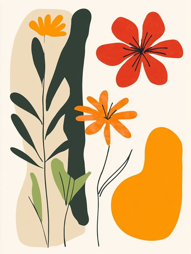 Abstract Floral Painting 35