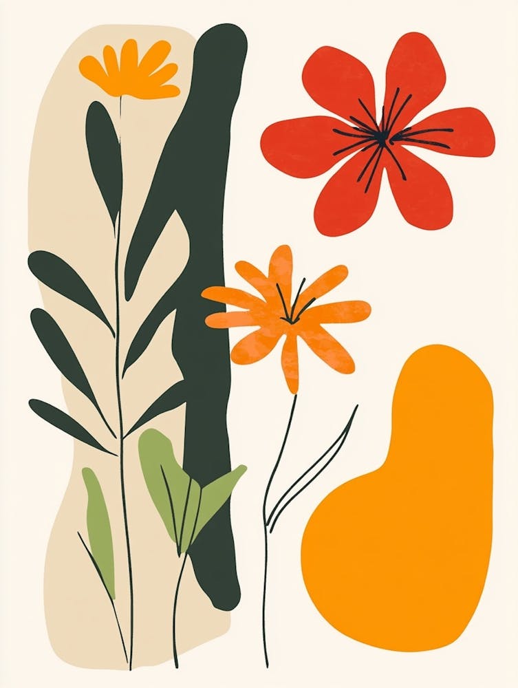 Abstract Floral Painting 35