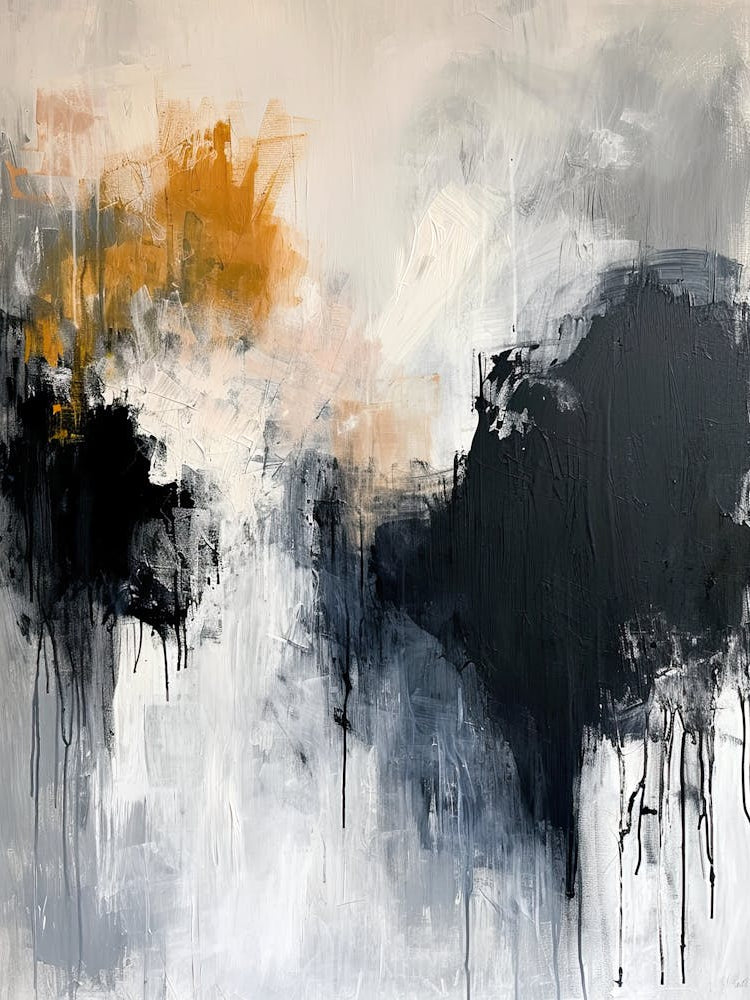 Abstract Painting, Boho Art Style 1