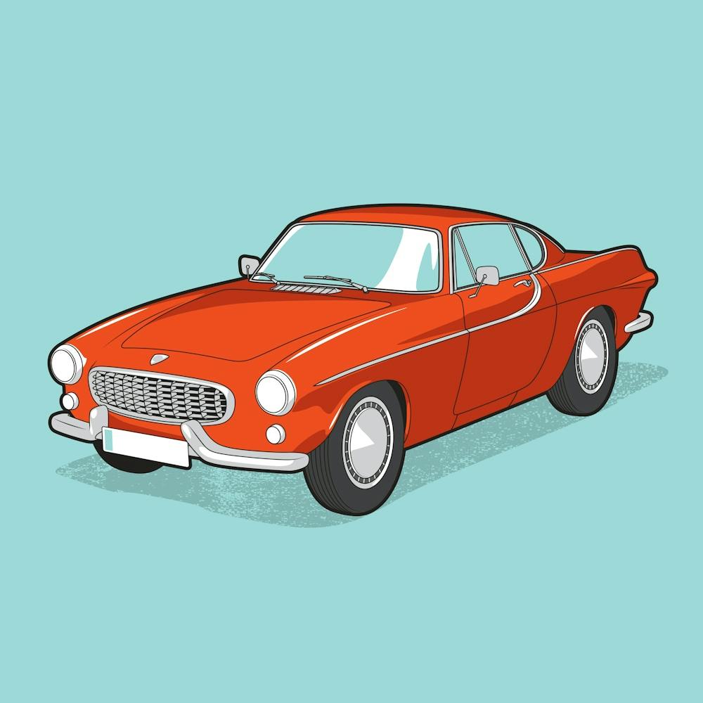 Volvo P1800 Square