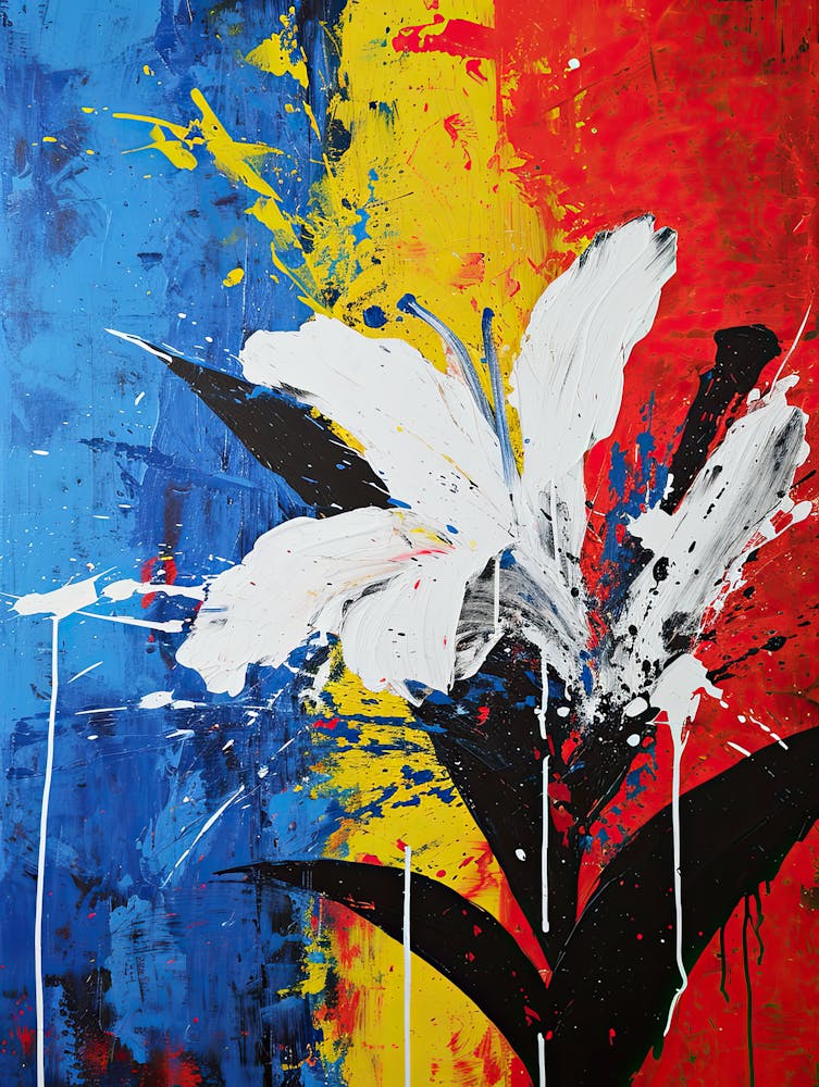 Abstract Flower, Pop Art