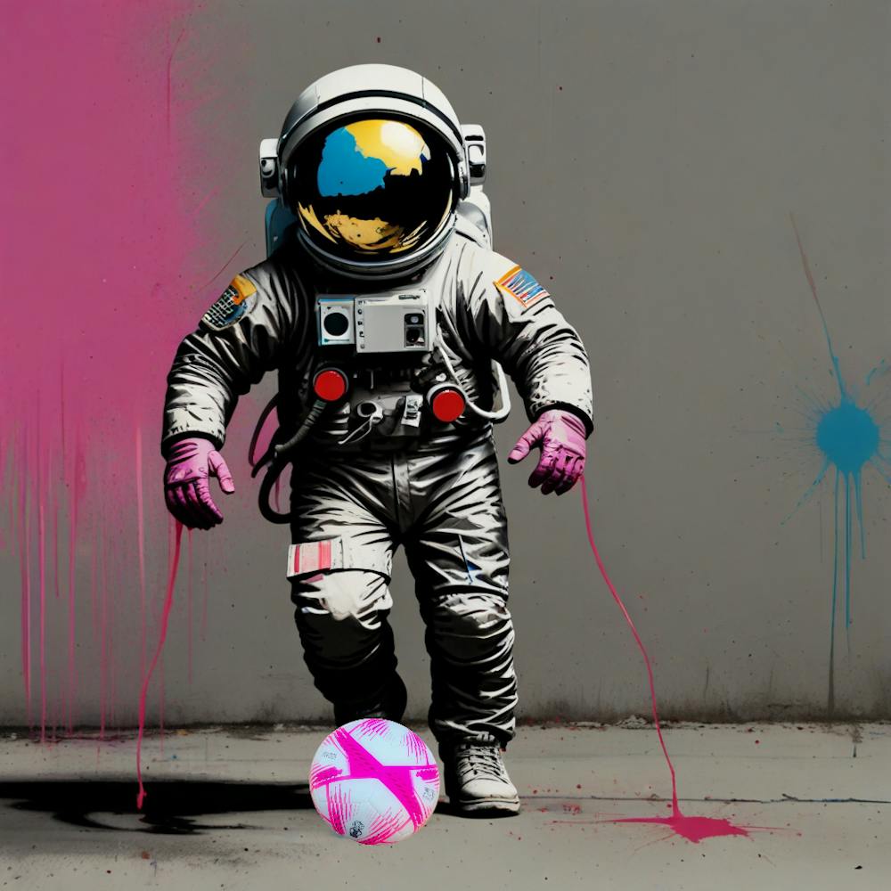 'Astronaut footballer