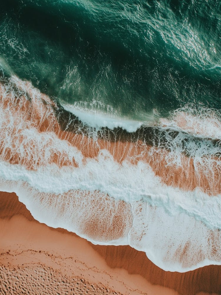 Aerial View Of A Beach 124