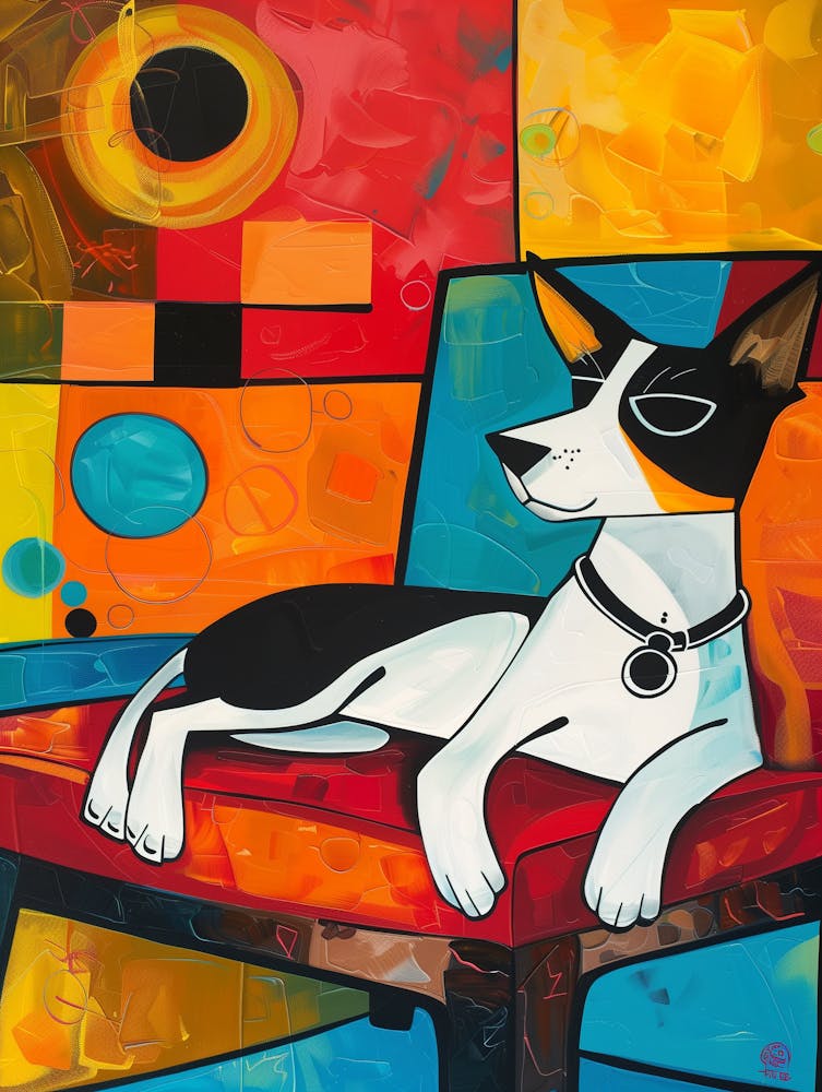 Dog On A Chair