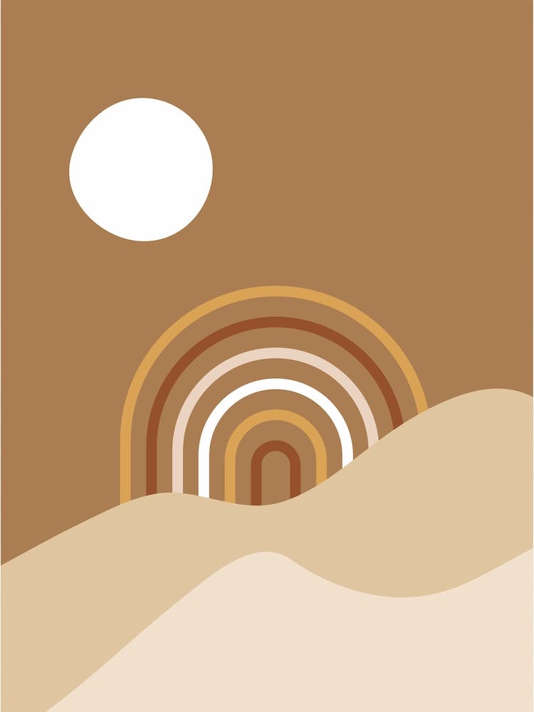 Sunrise In The Desert