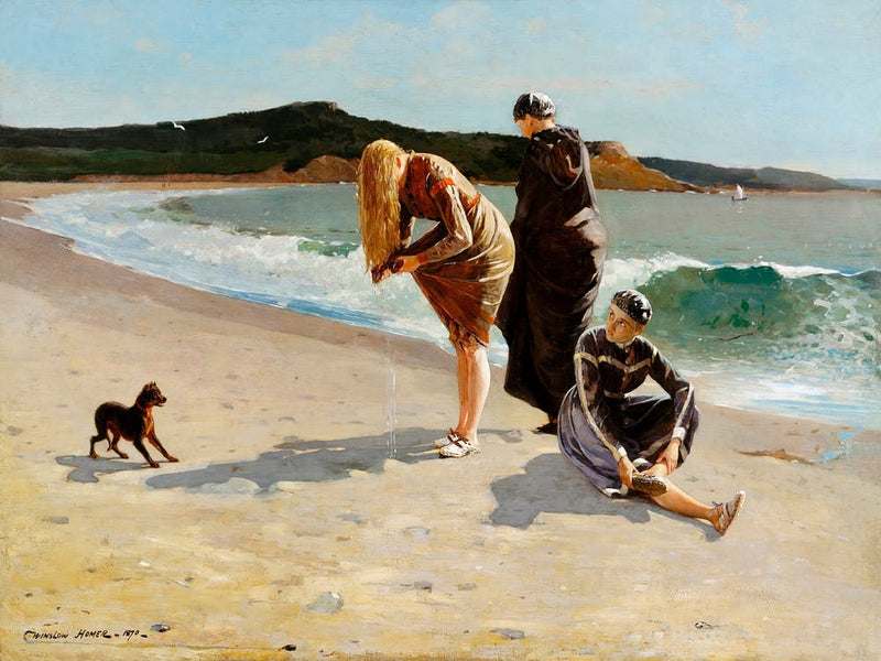 Eagle Head, Manchester, Massachusetts (High Tide) (1870), Winslow Homer