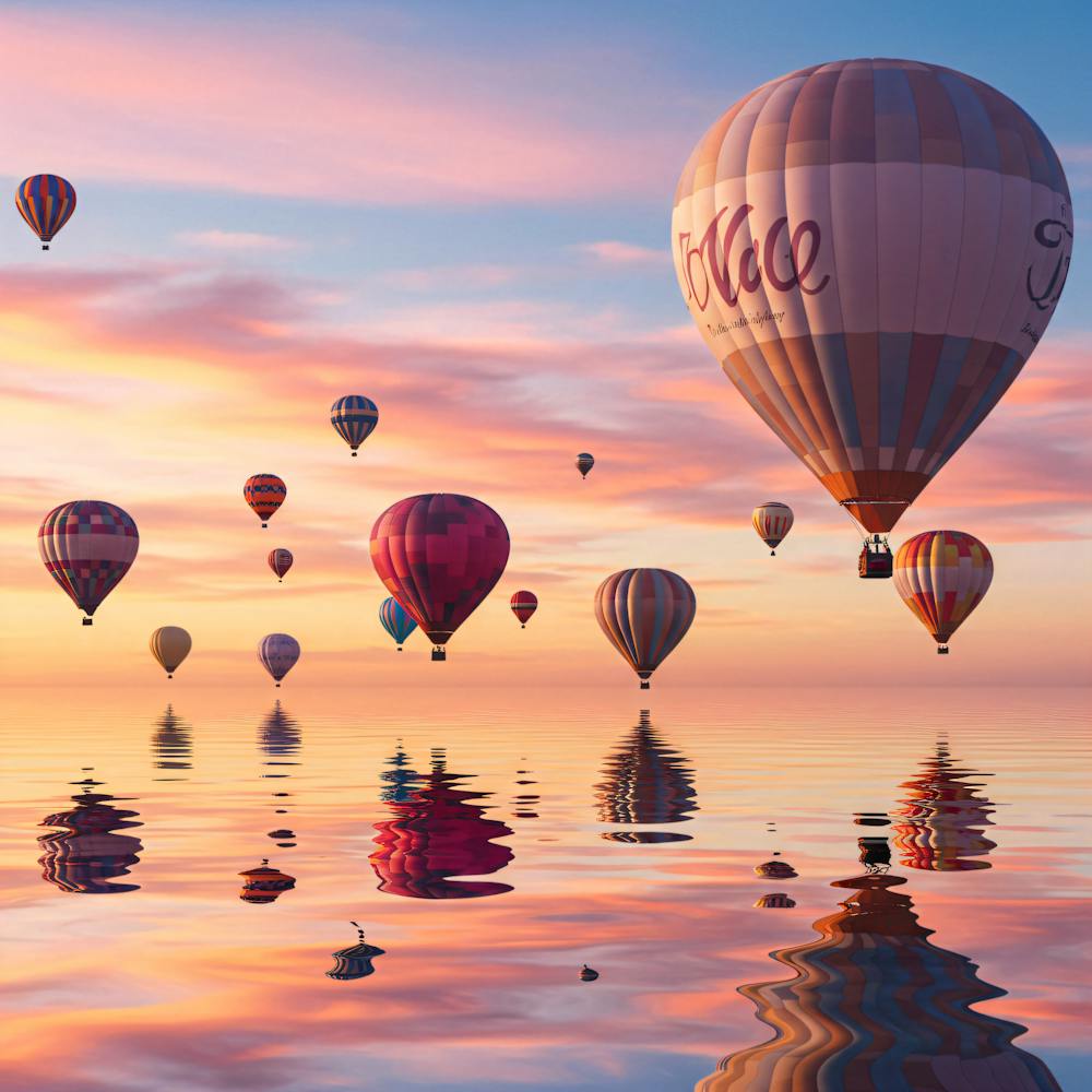 Floating Dreams Over Water