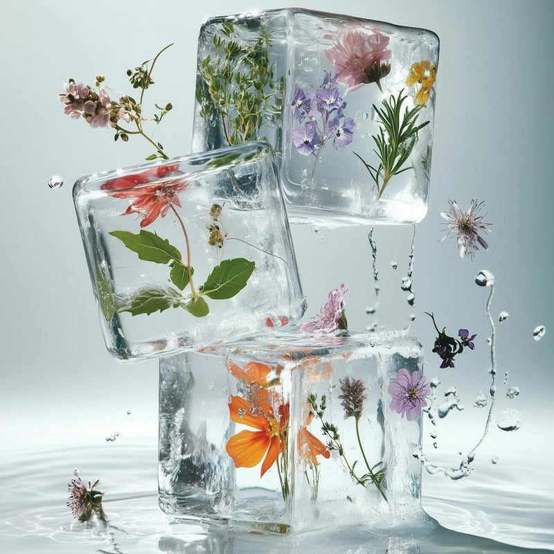Flowers On Ice