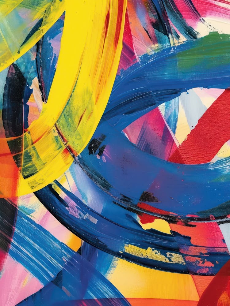 Coups de pinceau arc-en-ciel 12