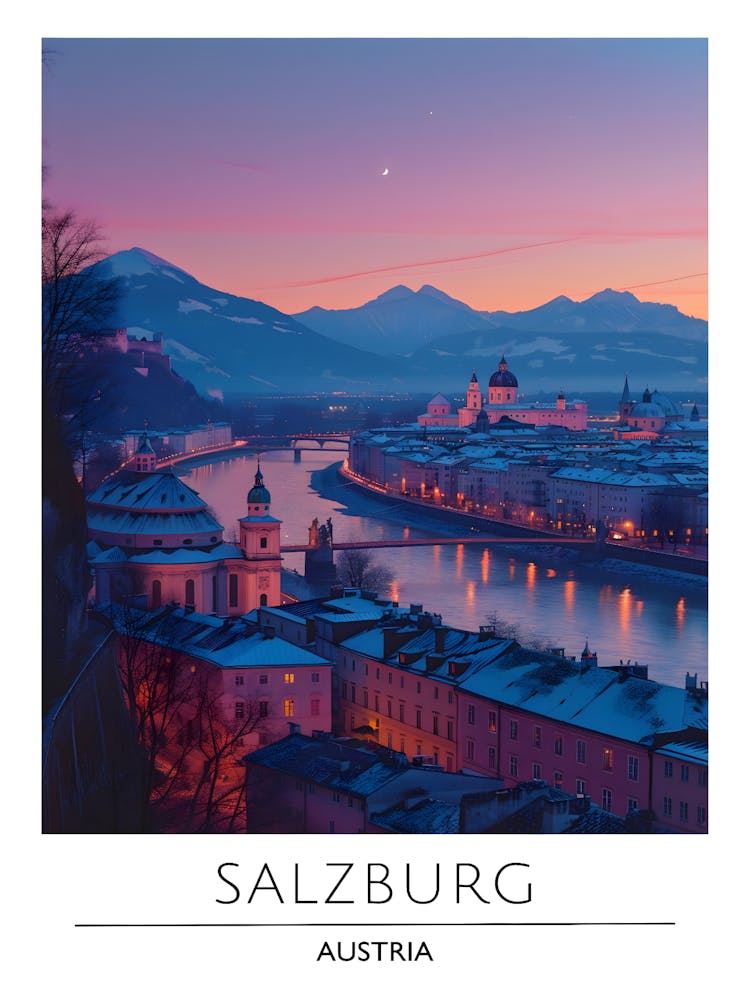Sunset In Salzburg