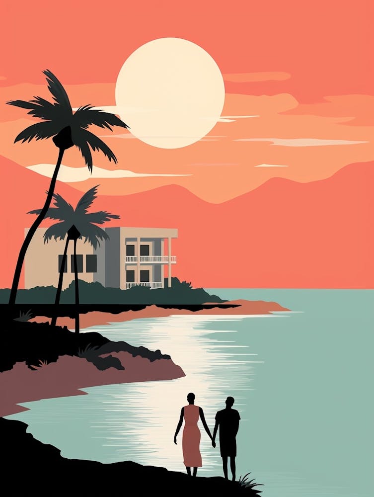 Mayotte Travel Illustration