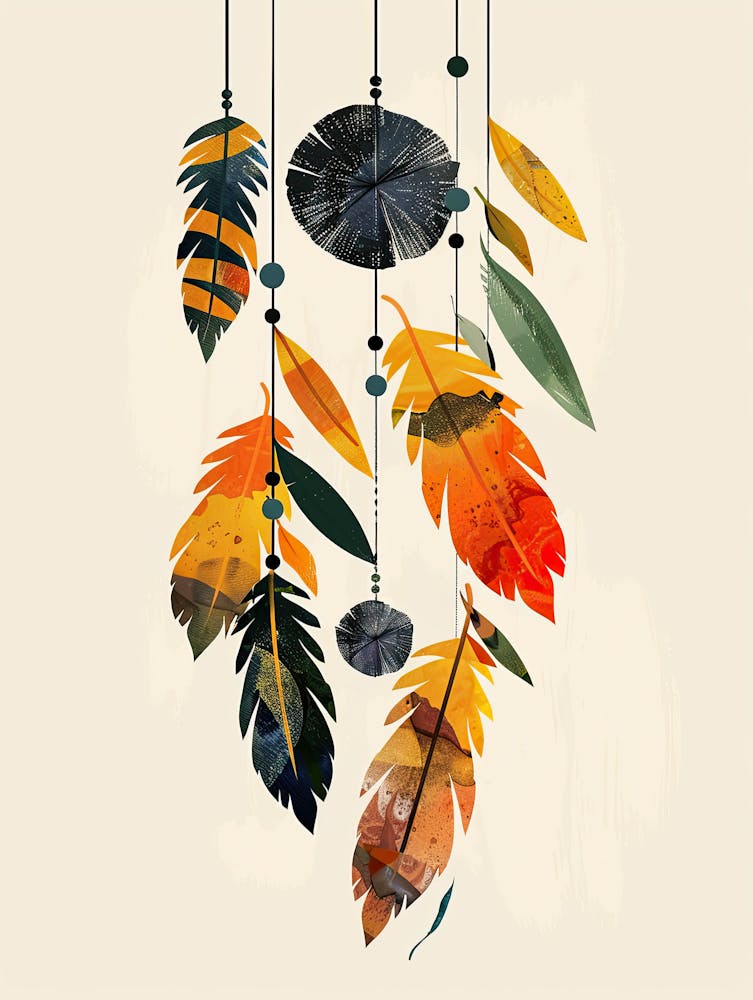 Retro Motif Mid Century Style