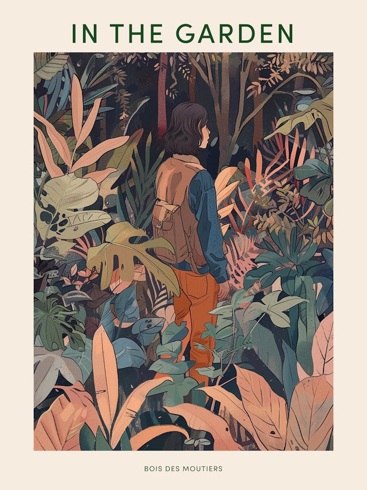 In The Garden Poster Bois Des Moutiers France 2