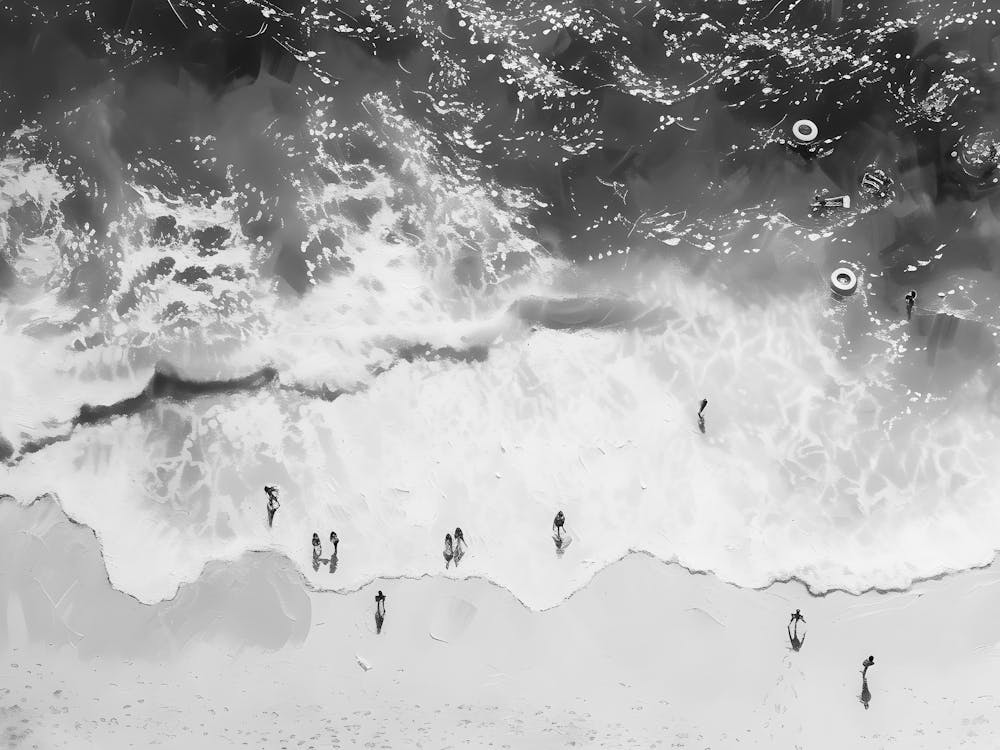People On The Beach 4