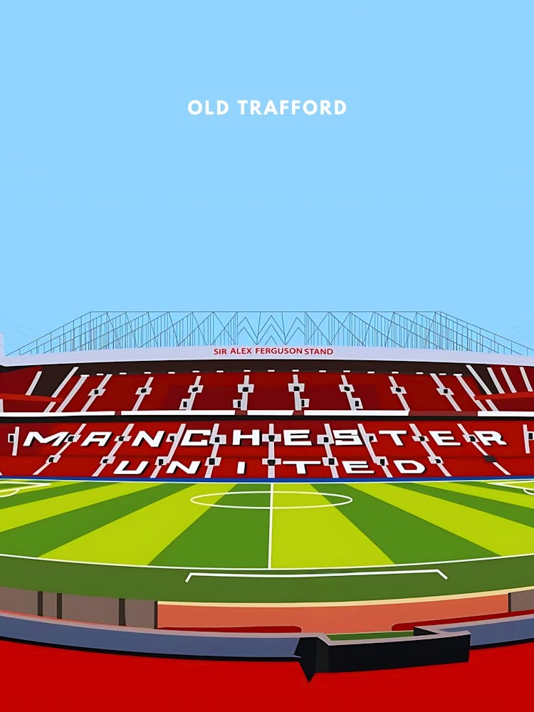 Old Trafford Manchester United Print
