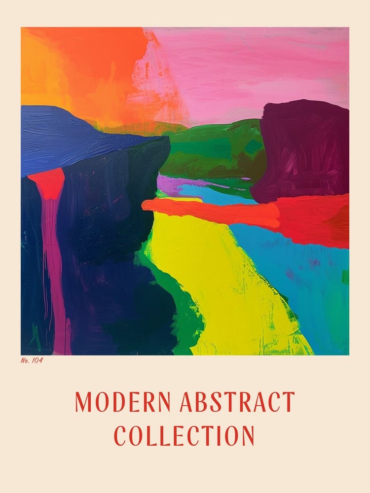 Modern Abstract Collection Poster 104