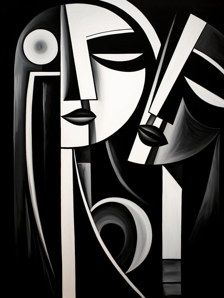 Unity Abstract Black And White 1