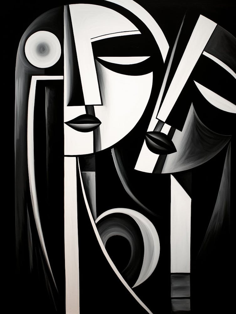 Unity Abstract Black And White 1