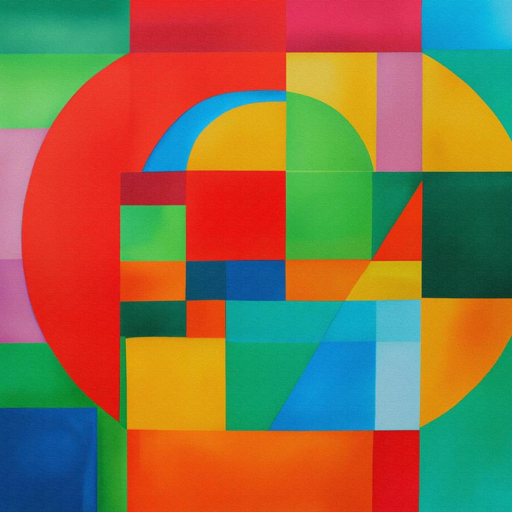 Colorful Vibrant Dreamy decor, Modern Painting