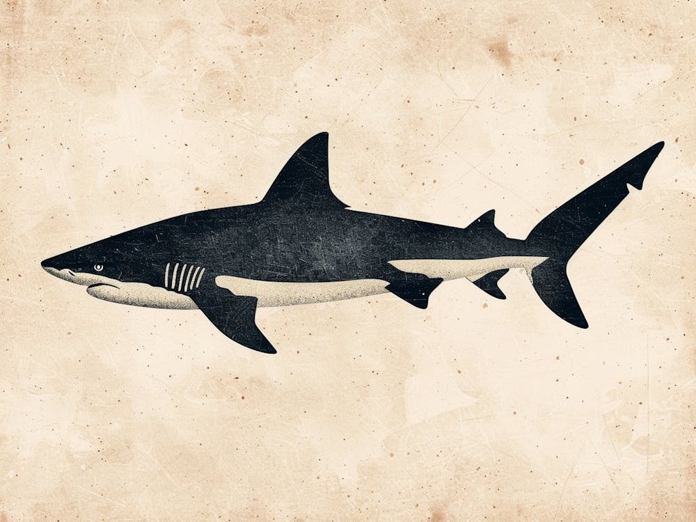 Dogfish Shark Silhouette 2