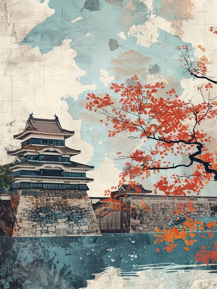 Shurijo Castle In Okinawa Mid Century Modern 1