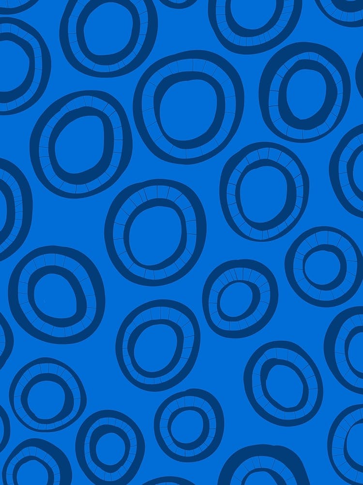 Abstract Blue Circles