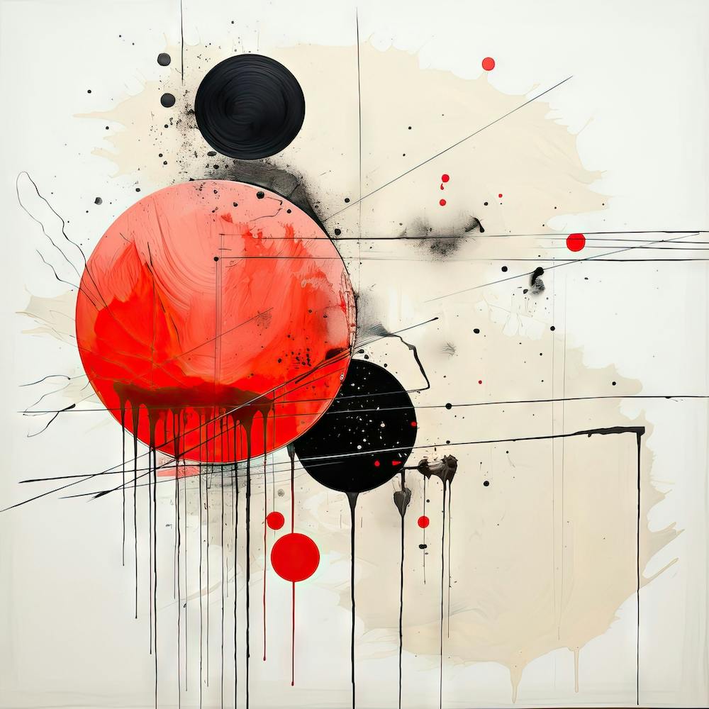 Black and Red painting